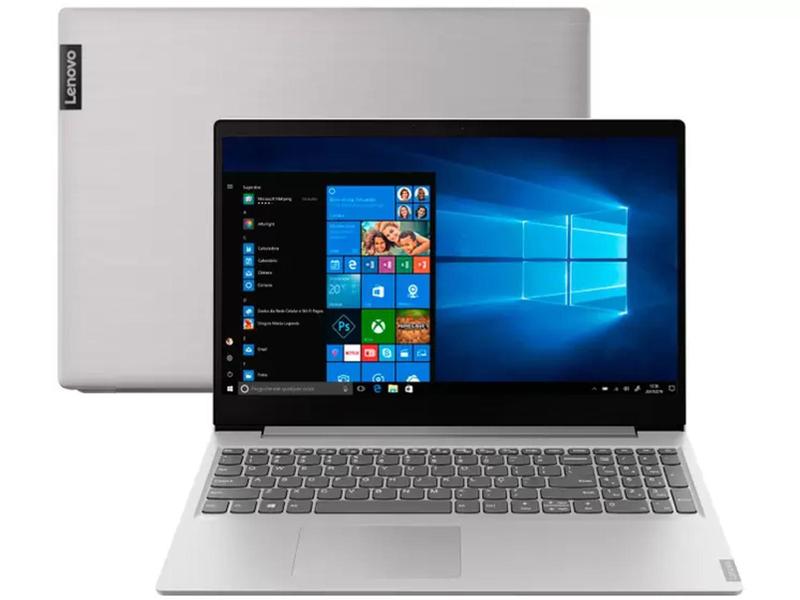 Notebook lenovo s145 i3 4gb 256ssd prata win10 - 81xm0005br
